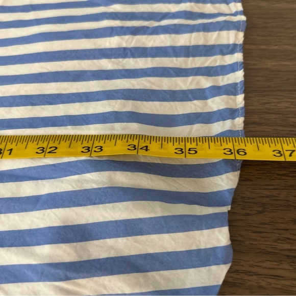 💕 Old navy Blue and White Striped Women's Dress L - Picture 12 of 12